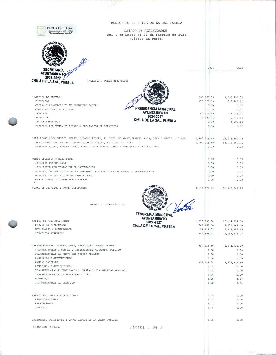 01 ESTADO DE ACTIVIDADES 022026