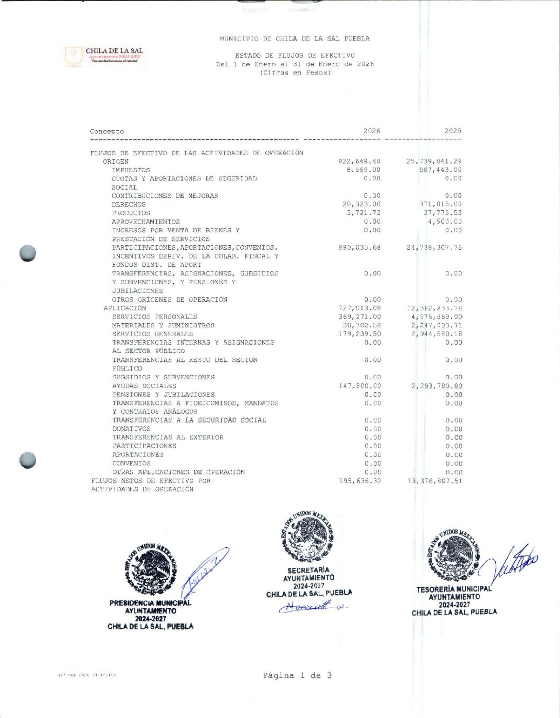 05 ESTADO DE FLUJOS DE EFECTIVO 012026