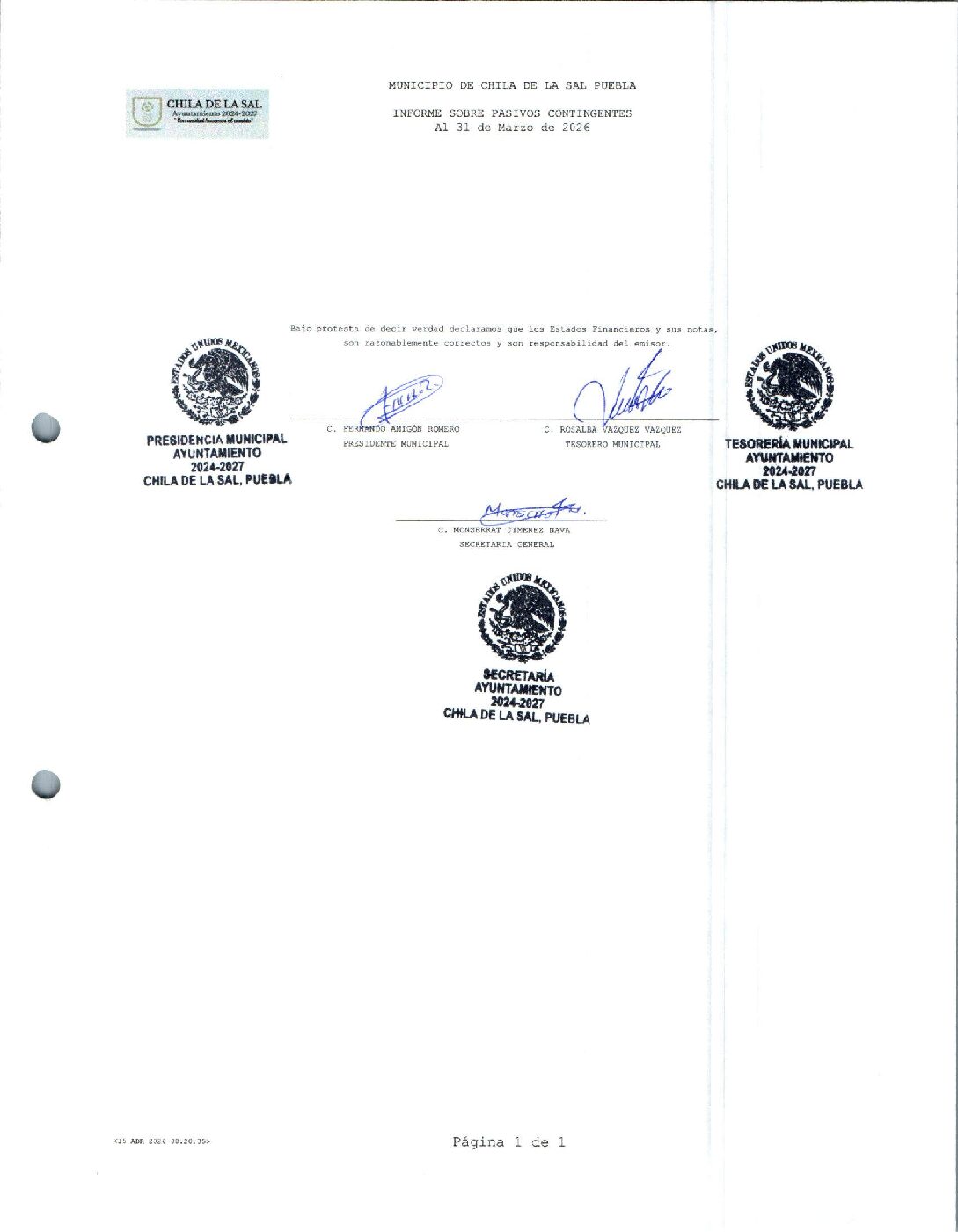 06 INFORME SOBRE PASIVOS CONTINGENTES 032026