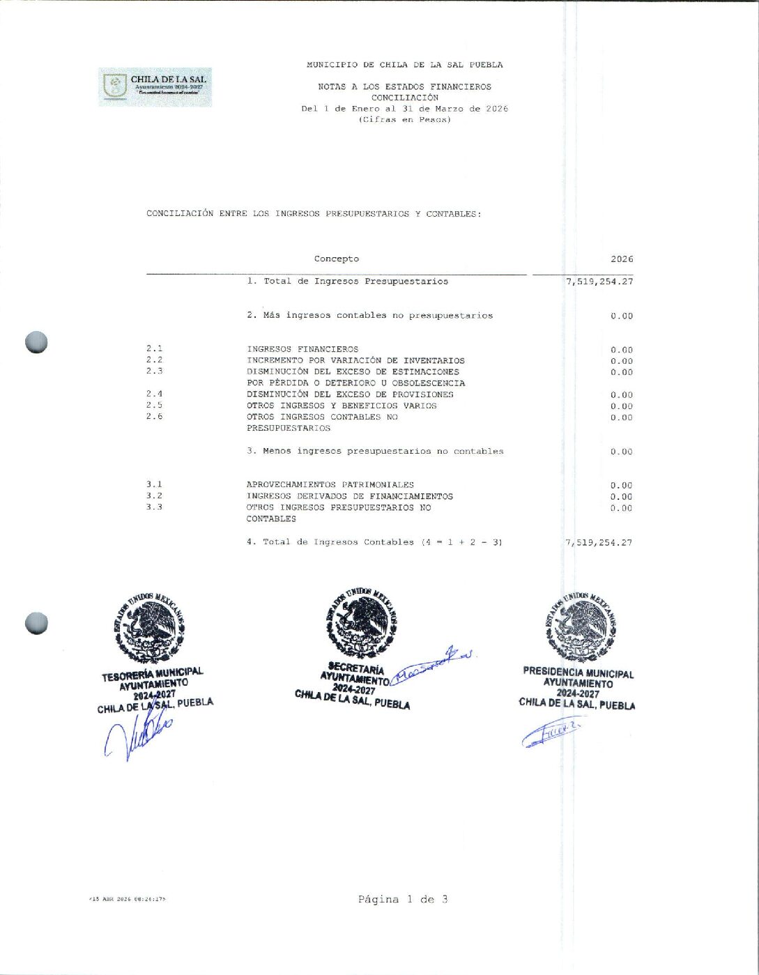 14 CONCILIACIONES 032026