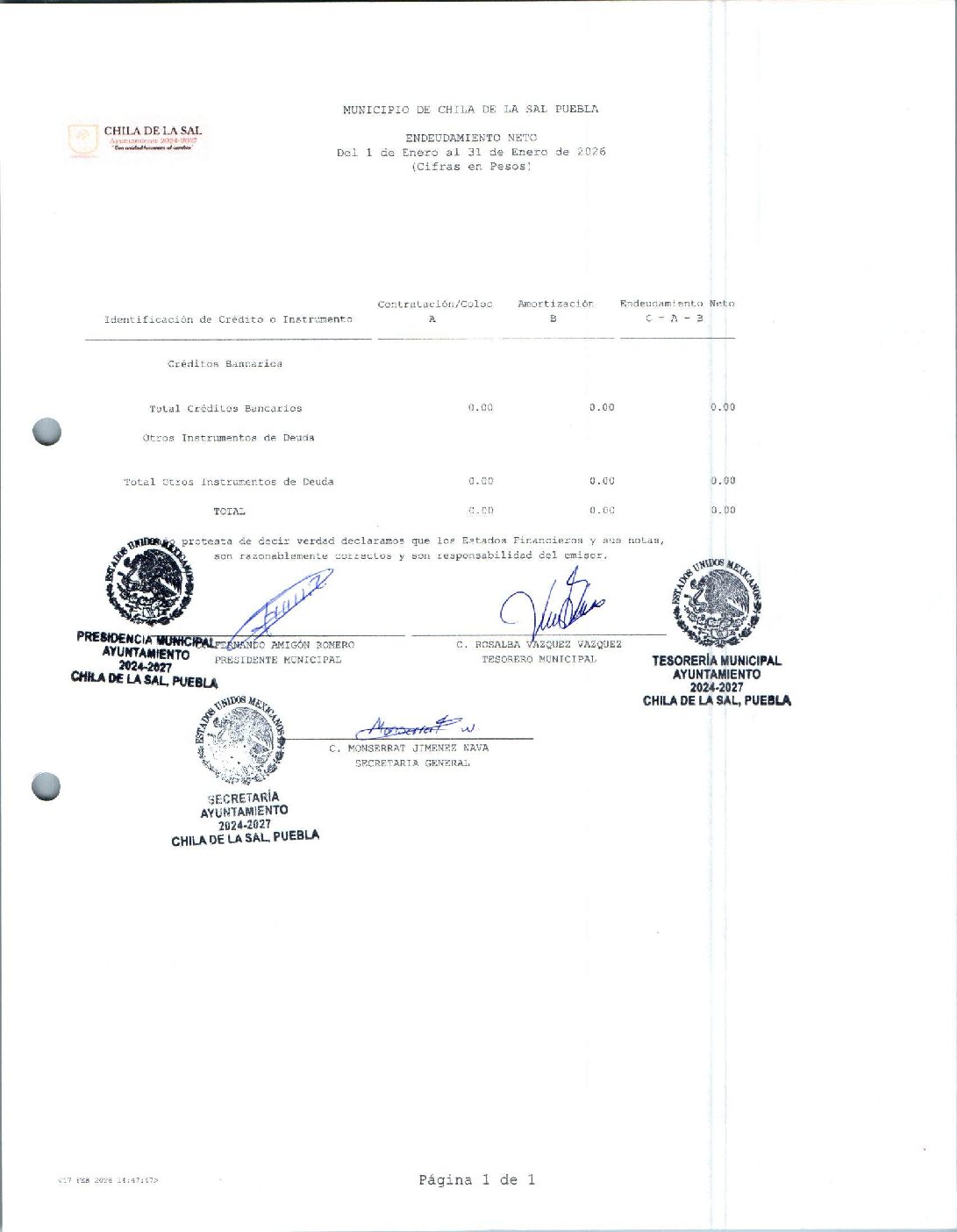 20 ENDEUDAMIENTO NETO 012026