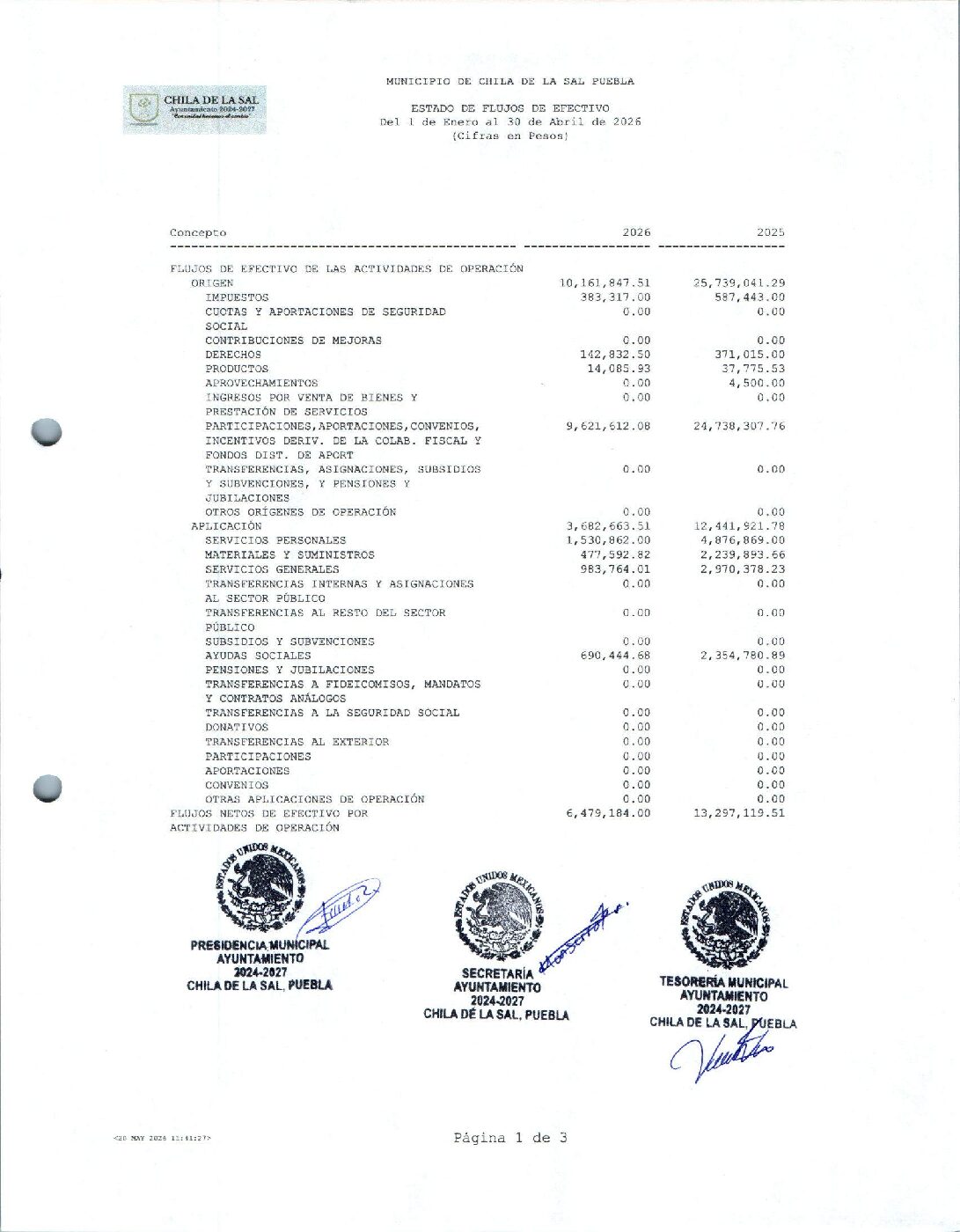05 Estado De Flujos De Efectivo