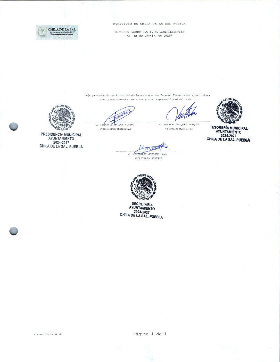 06 Informe Sobre Pasivos Contingentes