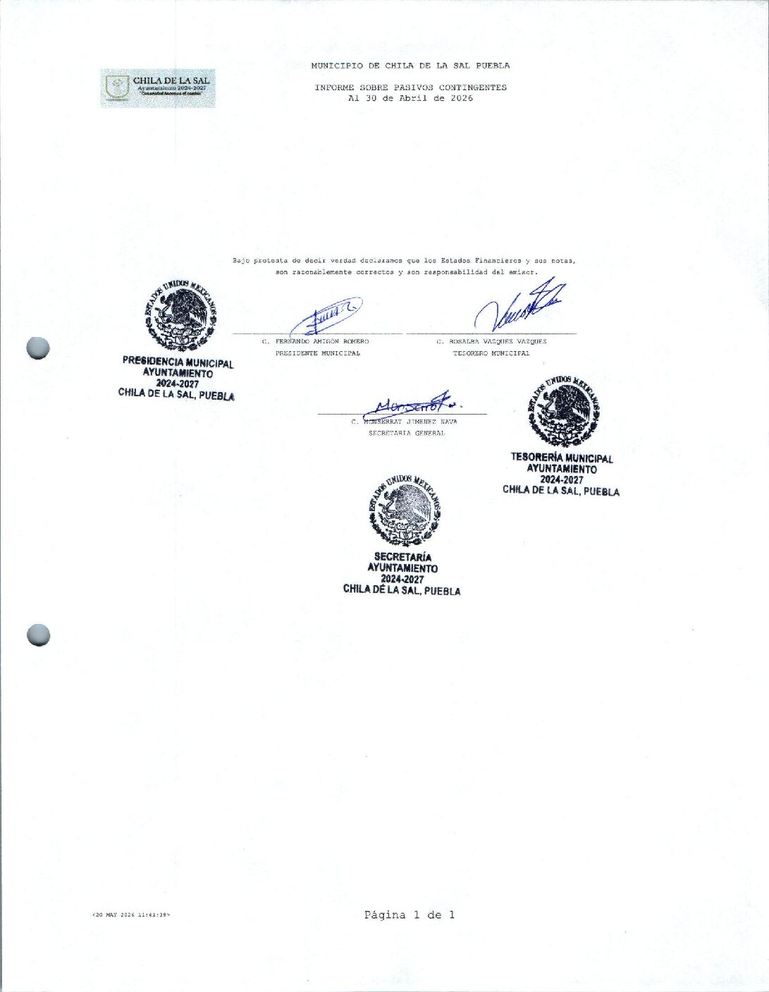 06 Informe Sobre Pasivos Contingentes