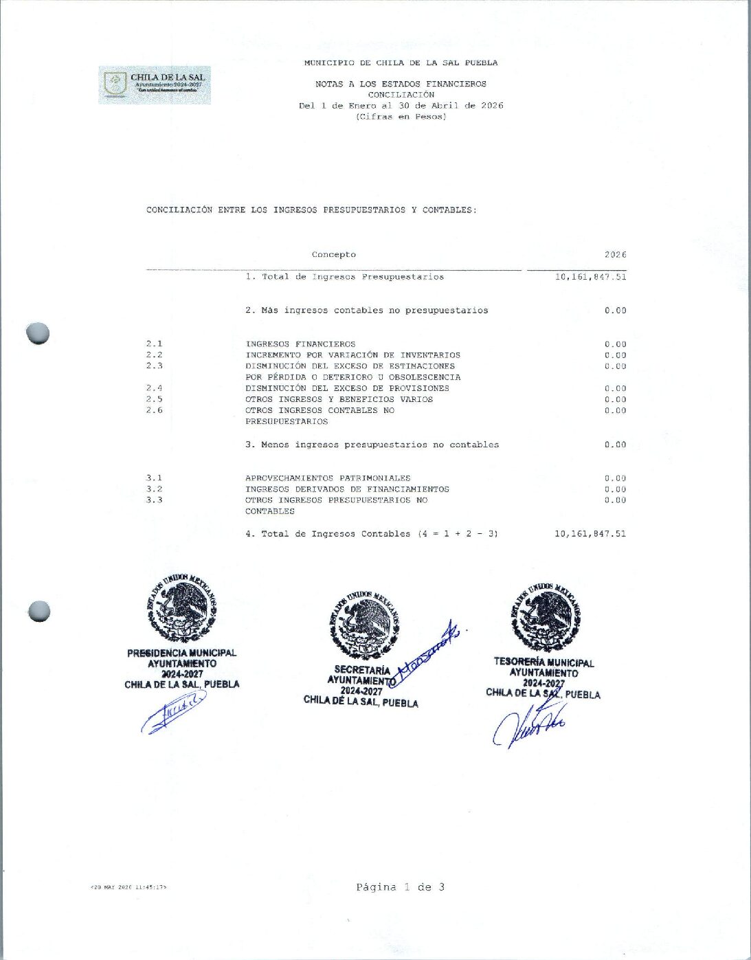 13 Conciliaciones