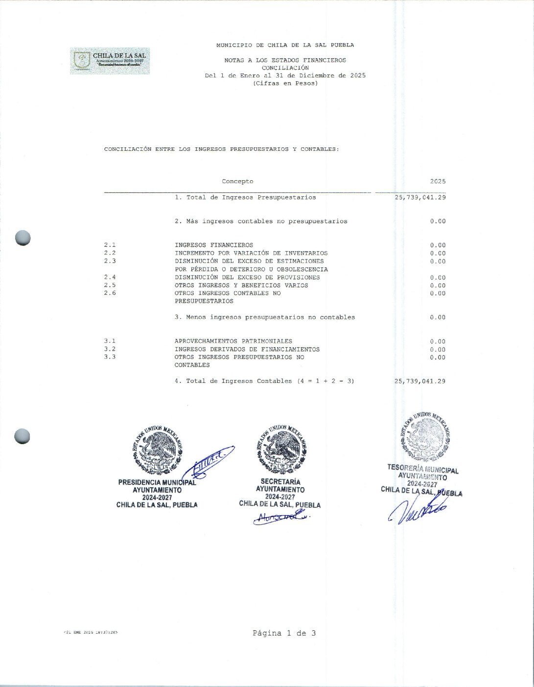 13 Conciliaciones